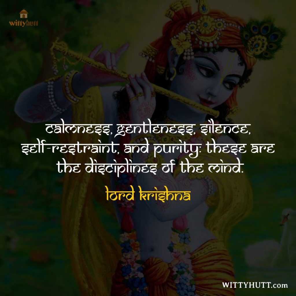 35 Most Powerful Lord Krishna Quotes From Bhagavad Gita - Wittyhutt