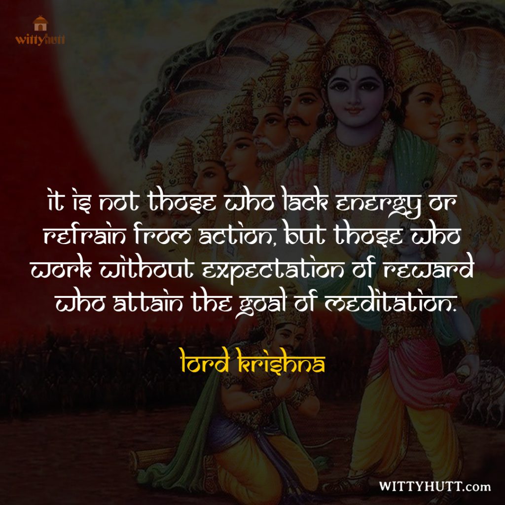 35 Most Powerful Lord Krishna Quotes From Bhagavad Gita Wittyhutt ...